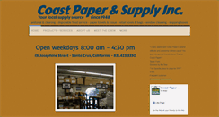 Desktop Screenshot of coastpapersupplyinc.com