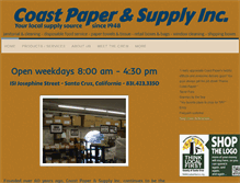 Tablet Screenshot of coastpapersupplyinc.com